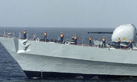 Một tàu chiến của Hải quân Pakistan