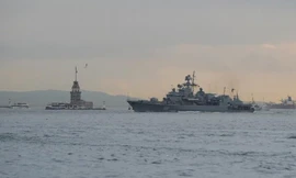 Một tàu chiến của Ukraine.