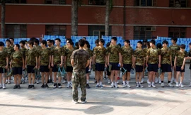 Trại cải tạo thanh niên nghiện game online mang phong cách quân sự