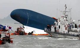 Hiện trường chìm phà Sewol