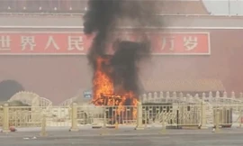 Hiện trường vụ khủng bố ở Thiên An Môn hồi tháng 10 năm ngoái