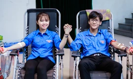 Ngày hội thu hút sự tham gia của hơn 500 tình nguyện viên là đoàn viên thanh niên, những người con ở Nghệ An và Hà Tĩnh đang học tập và sinh sống tại Hà Nội tham gia hiến máu.