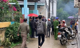 HIện trường xảy ra vụ việc.