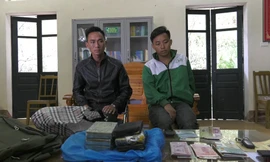 2 đội tượng cùng tang vật tại cơ quan điều tra. 