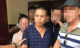 Đối tượng Dũng bị bắt giữ. Ảnh cơ quan Công an cung cấp.