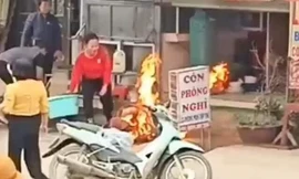 Hiện trường vụ việc.