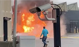 Hiện trường vụ việc. (Ảnh: Reuters)