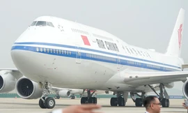 Chuyên cơ đưa Tổng Bí thư, Chủ tịch Trung Quốc Tập Cận Bình đến Việt Nam