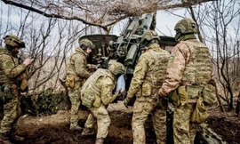 Một khu nhà ở Bakhmut ngày 3/3. (Ảnh: Reuters)