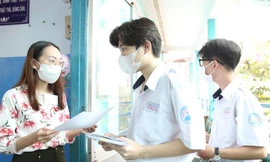 Thí sinh dự thi tốt nghiệp THPT 2023 tại TPHCM. Ảnh: Nguyễn Dũng