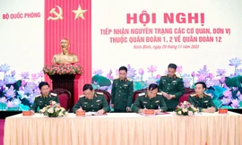 Tiếp nhận nguyên trạng hai Quân đoàn về Quân đoàn 12