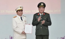 Công bố quyết định của Giám đốc Công an tỉnh Tuyên Quang về công tác cán bộ