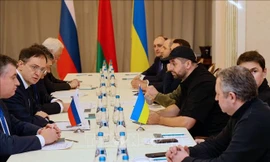 Ukraine vẫn cố gắng đẩy quân Nga khỏi miền đông (Ảnh: AP)