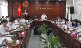 Phó Tổng Thanh tra Chính phủ làm việc tại Hậu Giang