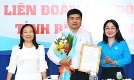 Nguyên Phó Bí thư Tỉnh Đoàn làm Phó Chủ tịch LĐLĐ tỉnh Bình Dương