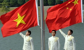 Lãnh đạo Việt Nam và Trung Quốc đã nhất trí sớm hoàn thiện đánh giá Quy hoạch tuyến đường sắt khổ tiêu chuẩn Lào Cai - Hà Nội - Hải PhòngẢnh: Vietnam+ 