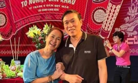 NSƯT Đỗ Kỷ và vợ, NSND Lan Hương 