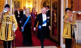 Nhà vua Anh Charles III. (Ảnh: AP)