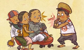 Tranh biếm họa giao thông Việt Nam