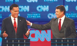 Mitt Romney (trái) ứng viên sáng giá