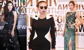 Dàn sao sành điệu khoe dáng trên thảm đỏ tuần lễ thời trang