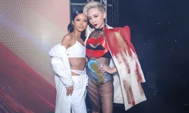 Tóc Tiên, Suboi nhảy sôi động 'đốt cháy' sân khấu 