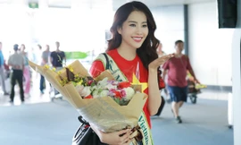 Nam Em mang 11 valy đi dự thi Hoa hậu Trái đất 2016