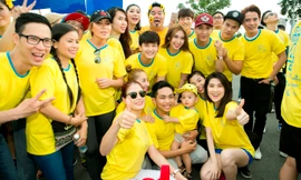 Dàn nghệ sĩ hùng hậu tham gia chạy bộ từ thiện vì nụ cười trẻ em