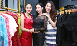 Hà Thu, Nam Em đọ dáng quyến rũ với váy bó sát