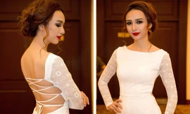 'Gái một con' Ngọc Diễm nóng bỏng với váy xuyên thấu