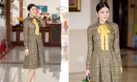 Lý Nhã Kỳ diện cả 'cây' hàng hiệu sang chảnh dự sự kiện