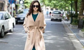 Cô gái có làn da đẹp nhất HHVN 2016 thanh lịch xuống phố