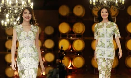 Hoa hậu Thùy Dung, Á hậu Lệ Hằng diễn catwalk ở Mỹ