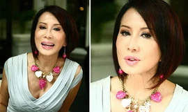 Nhan sắc trẻ đẹp của mẹ MC Kỳ Duyên ở tuổi ngoài 70