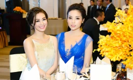 Hoa hậu Kỳ Duyên khoe sắc quyến rũ ở dạ tiệc