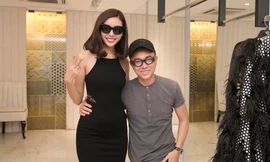 Á hậu Thúy Vân làm vedette của nhà thiết kế Công Trí
