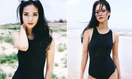 Hoa khôi Trần Thị Quỳnh khoe vóc dáng nóng bỏng với bikini