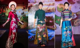 Dàn người đẹp HHVN 2016 hội ngộ trình diễn áo dài