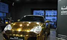 'Thanh lý' Porsche 996 Turbo nạm vàng