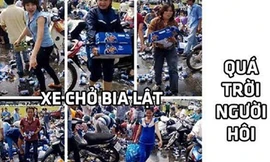 Dân mạng ‘dậy sóng’ chế ảnh những kẻ ‘hôi bia’ ở Đồng Nai
