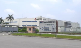 KCN Thăng Long II đang tiếp tục mở rộng lên 550 ha để đón làn sóng đầu tư mới. Ảnh: Dương Hưng