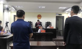 TAND quận Hoàn Kiếm tuyên án ngày 30/9/2020ảnh: QT 