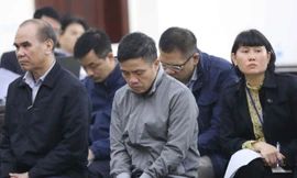 Các bị cáo tại tòa 