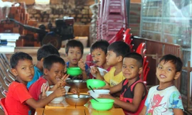 Những em ở mái ấm Thiên Ân chủ yếu là người đồng bào dân tộc thiểu số 