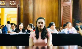 “Hot girl” Ngọc Miu trong lần hầu tòa trước đây Ảnh: Tân Châu 