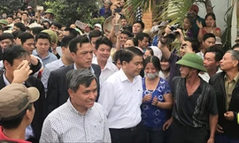 Chủ tịch UBND TP Hà Nội về xã Đồng Tâm đối thoại với nhân dân