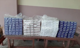 1.950 bao thuốc lá lậu bị công an thu giữ ngày 10/11