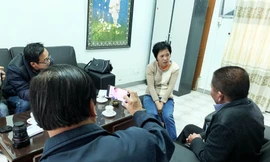 Hoàng Thị Bé tại Trung tâm bảo trợ xã hội tỉnh Lâm Đồng