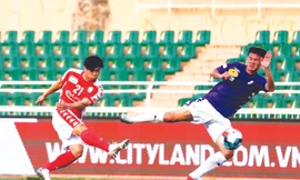 Cuộc chiến giữa TP Hồ Chí Minh và Hà Nội FC hôm nay ảnh hưởng rất nhiều tới cuộc đua vô địch của hai độiẢnh: NHƯ Ý