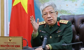 Thượng tướng Nguyễn Chí Vịnh, Thứ trưởng Bộ Quốc phòng. Ảnh: Mạnh Thắng 